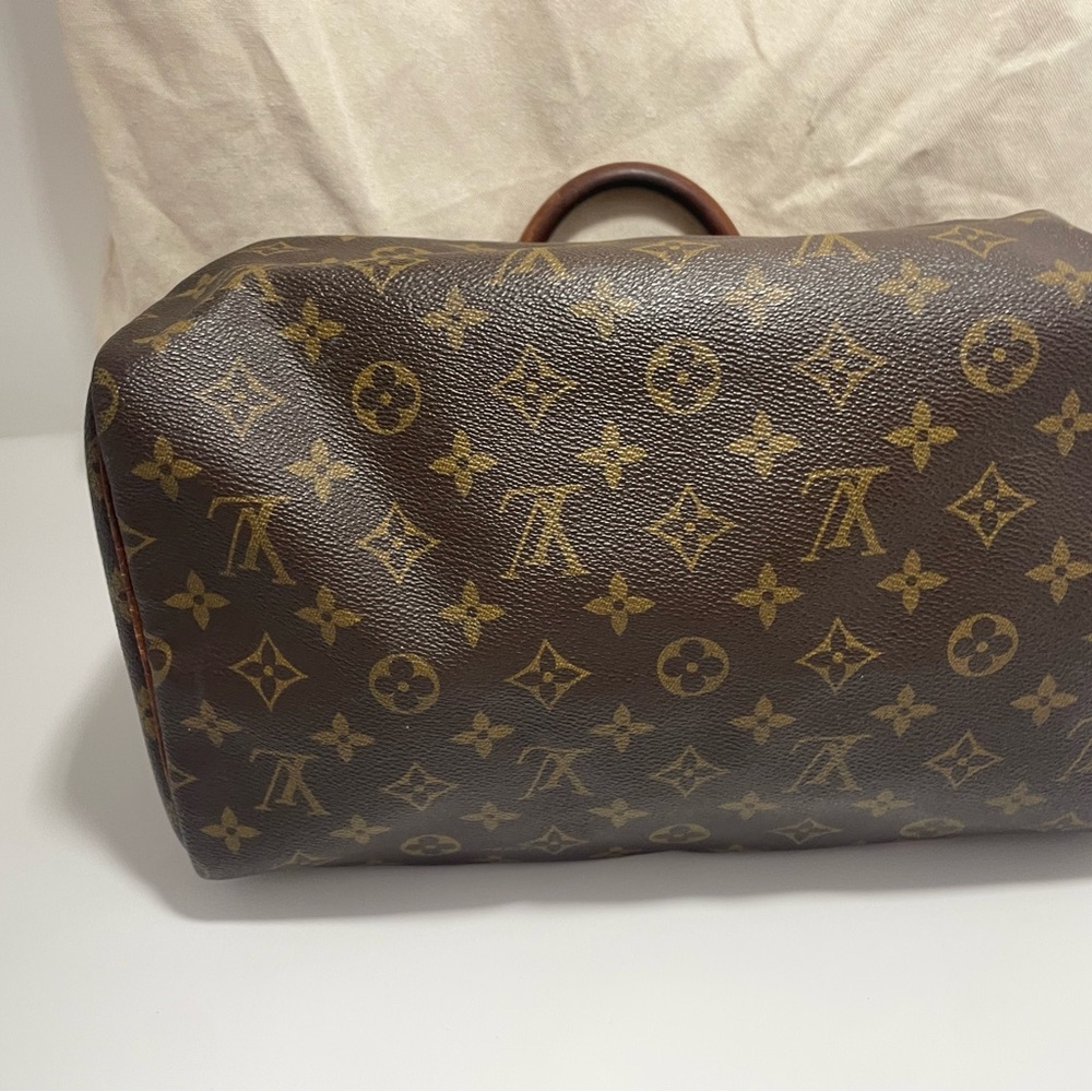 Floral Designer Handbag - Brown and Pink LV - Picture 4 of 6